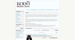 Desktop Screenshot of kodo.shop.multilingualcart.com